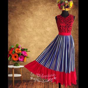 NWOT Mexican embroidered Maxi dress from Oaxaca